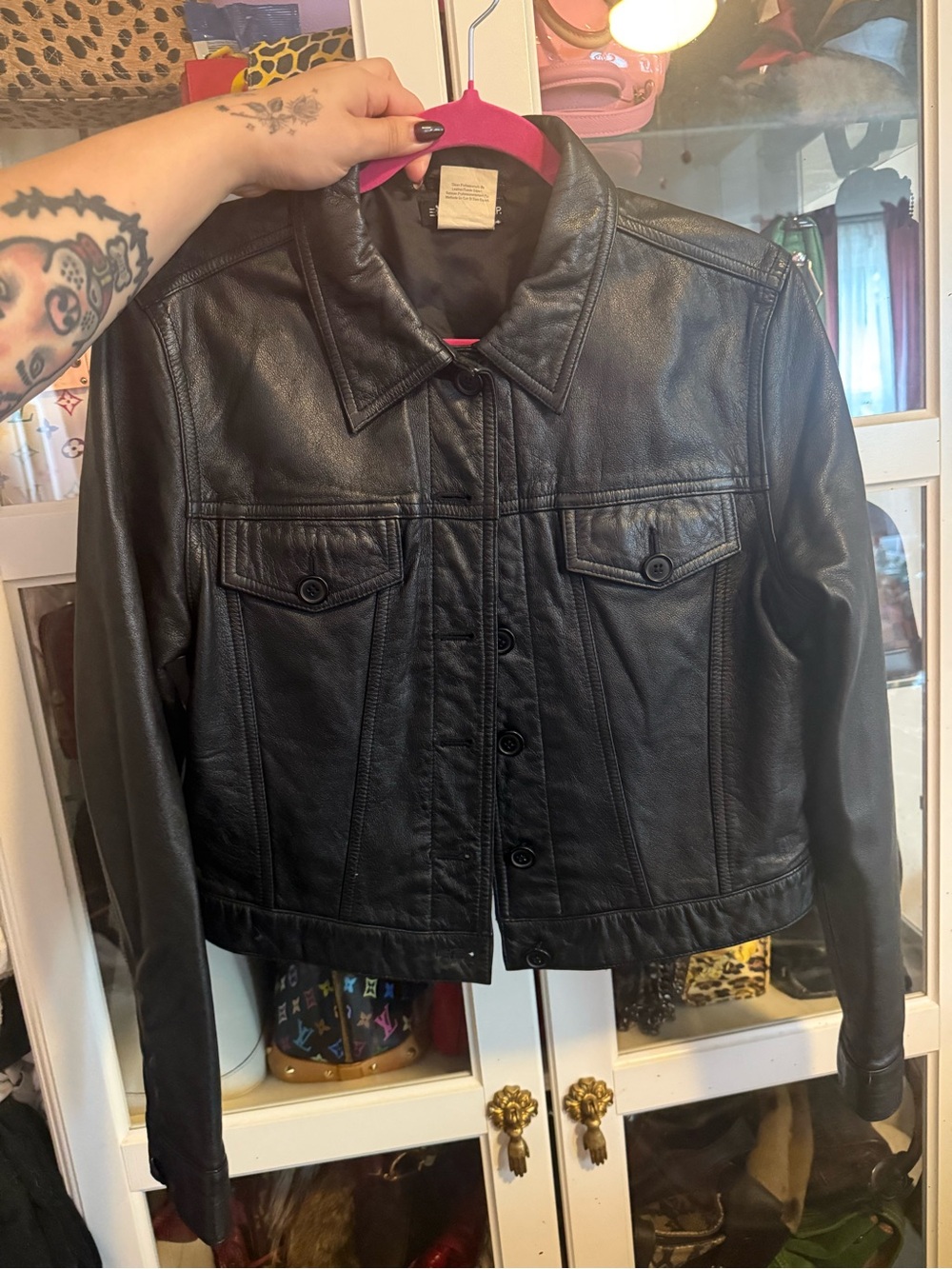 Esprit Black Leather Jacket